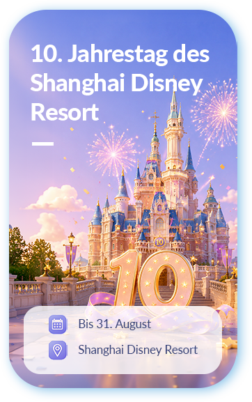 10. Jahrestag des Shanghai Disney Resort