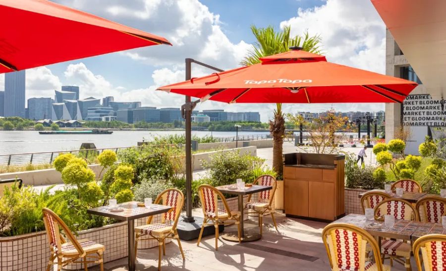 Globale Aromen am Westbund im Bezirk Xuhui