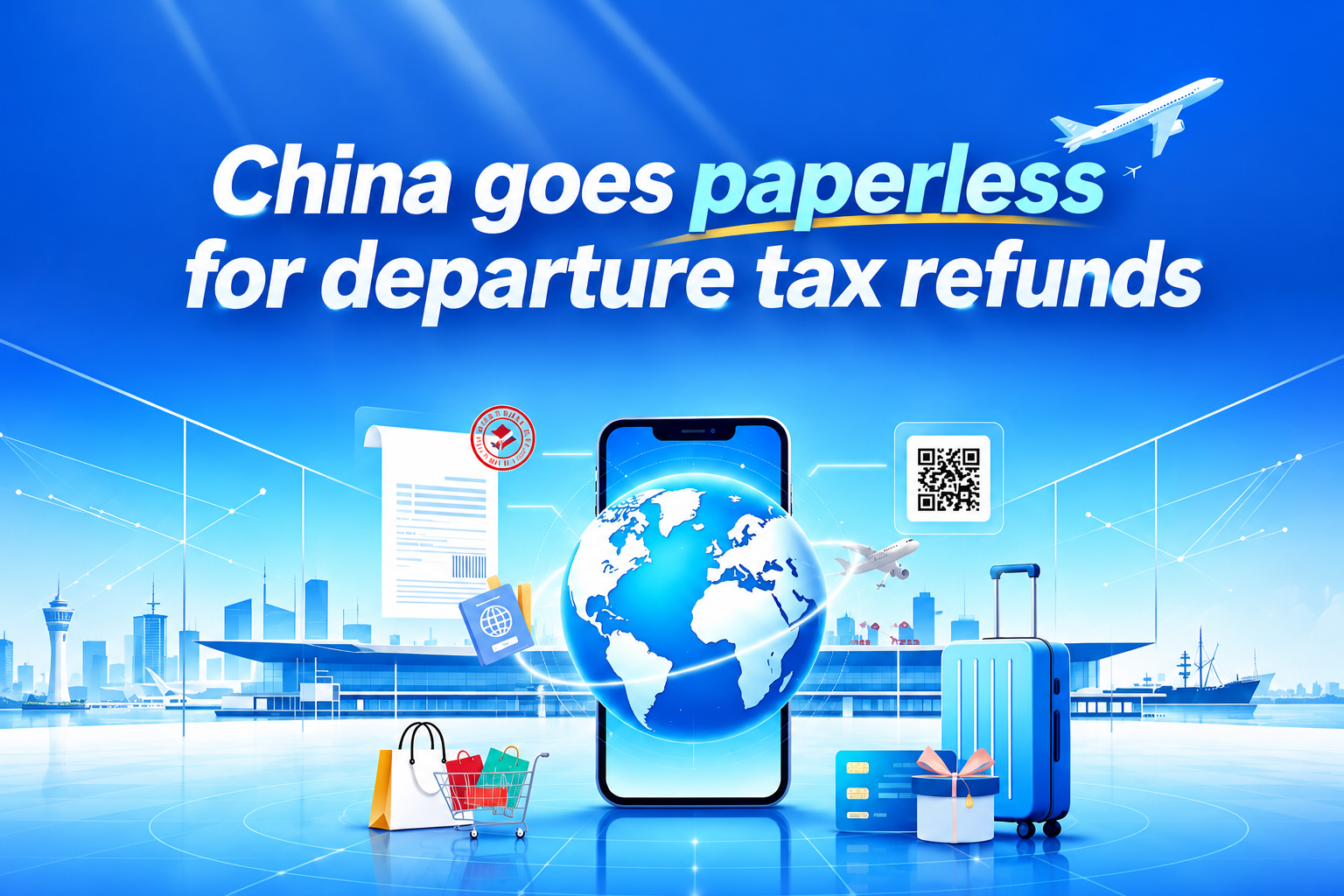China vereinfacht Steuererstattung bei der Ausreise mit papierlosen und mobilen Verfahren