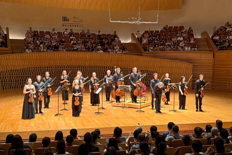 Kölner Streichmusiker beim Musikfestival in Shanghai