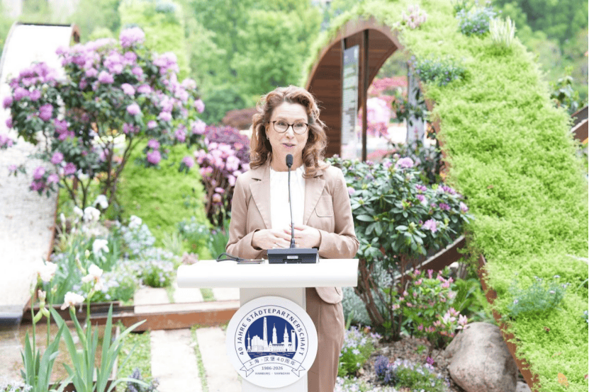 Hamburg-Garten auf Shanghai International Flower Show 2026 eingeweiht
