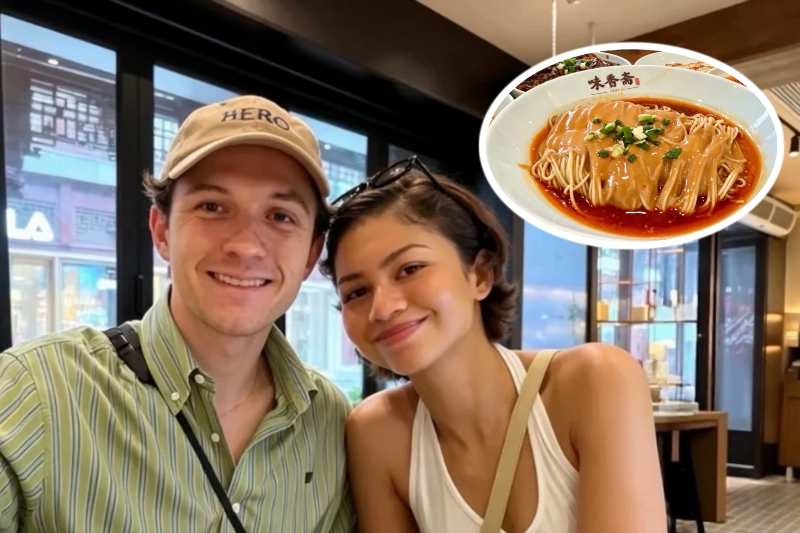 Traditionsreiches Nudellokal in Shanghai begeistert Tom Holland und Zendaya