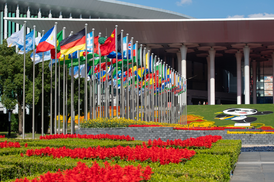 Messestandplan der 8. CIIE