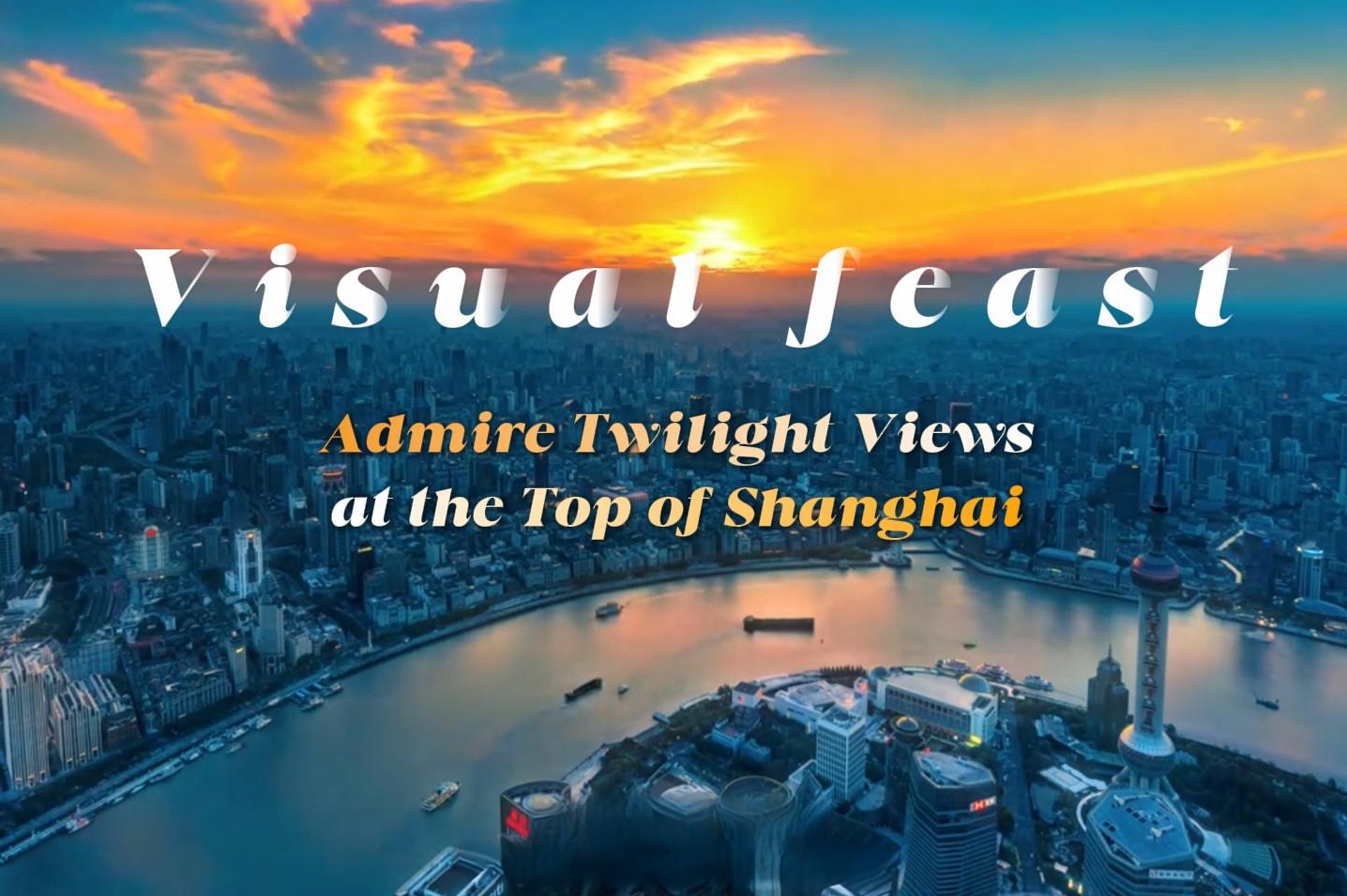 Spektakulärer Stadtblick von Shanghais höchster Aussichtsplattform