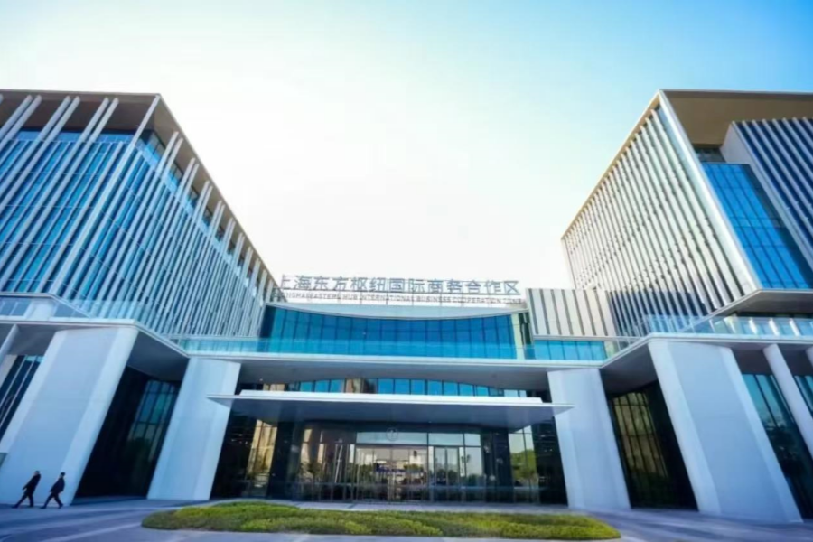 Pilot-Startbereich der Geschäftskooperationszone „Eastern Hub“ in Shanghai besteht kritische Betriebsprüfung