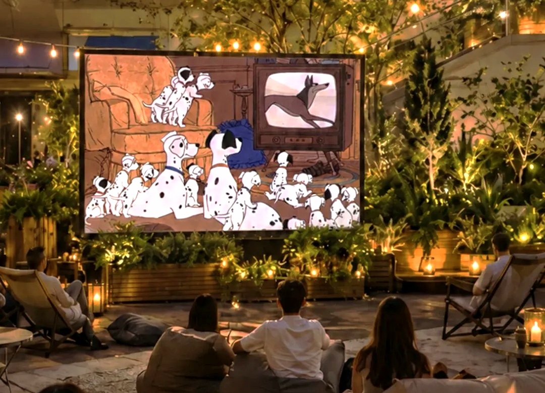 Open-Air-Kinos in Shanghai